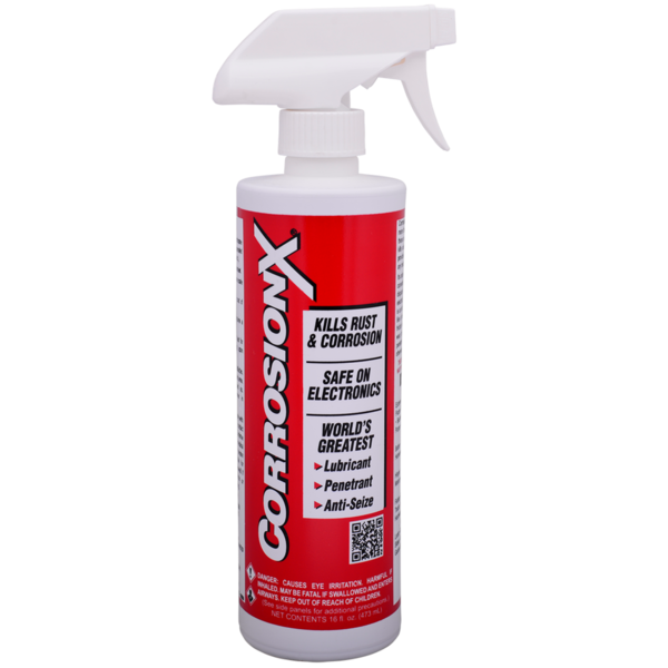 CorrosionX® Original, Aceite Multifuncional Premium en Botella de Plástico con Bomba 473,2 ml (16oz)