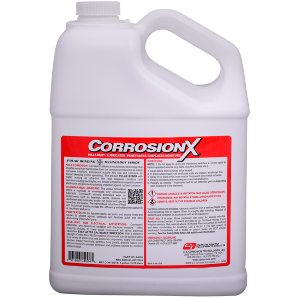 CorrosionX® L'originale, huile multifonctionnelle en bidon plastique 3,785 Liter (1 gallon)